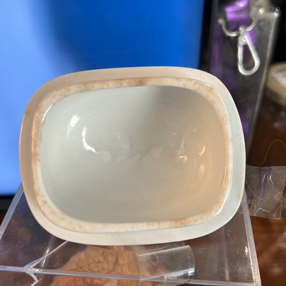 Vintage jar with handles and matching lid - Picture 3 of 9